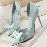 Bow Knot Stiletto Pumps