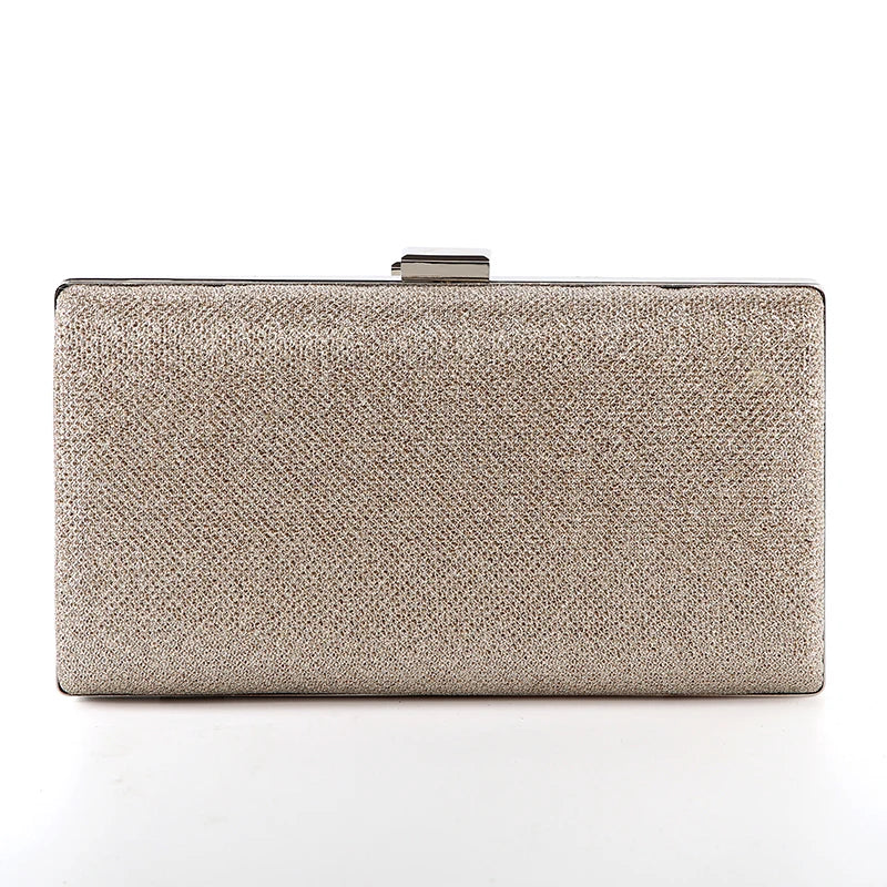 Diamond Sequin Chain Clutch