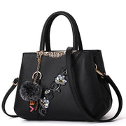 Floral Embroidered Frame Bag