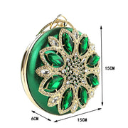 Crystal Round Evening Clutch