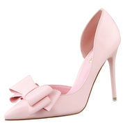 Bow Knot Stiletto Pumps