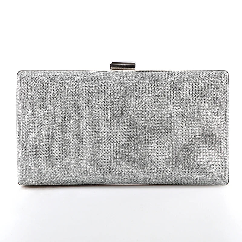 Diamond Sequin Chain Clutch