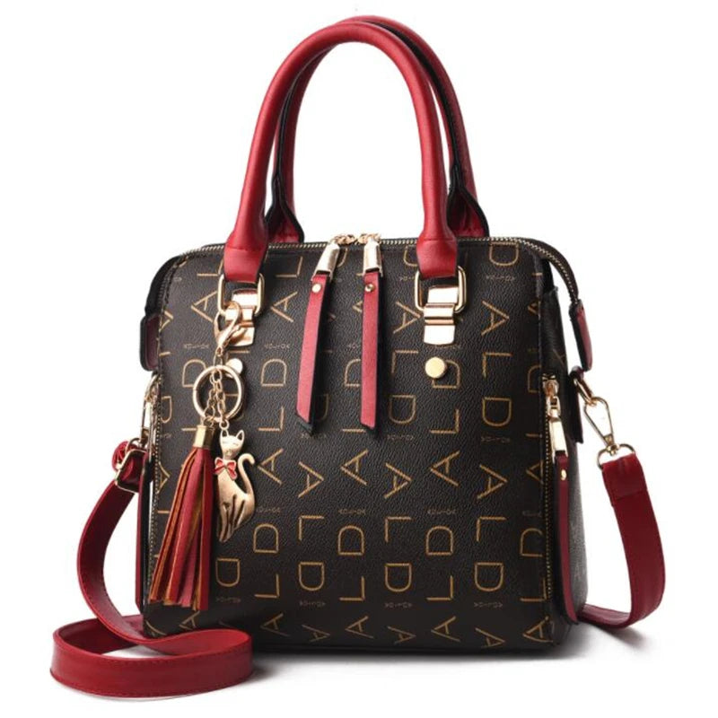 Tassel Letter Commuter Tote