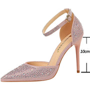 Rhinestone Stiletto Wedding Sandals