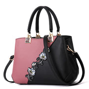 Floral Embroidered Frame Bag