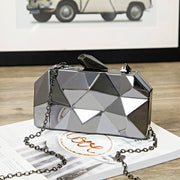 Geometric Acrylic Box Clutch