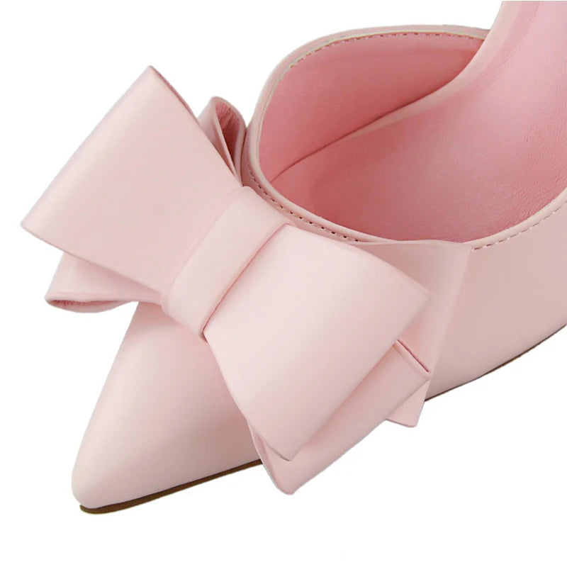 Bow Knot Stiletto Pumps
