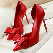 Bow Knot Stiletto Pumps