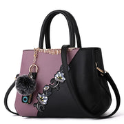 Floral Embroidered Frame Bag