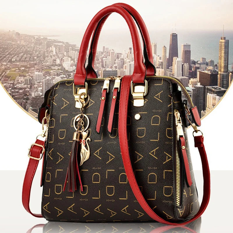 Tassel Letter Commuter Tote