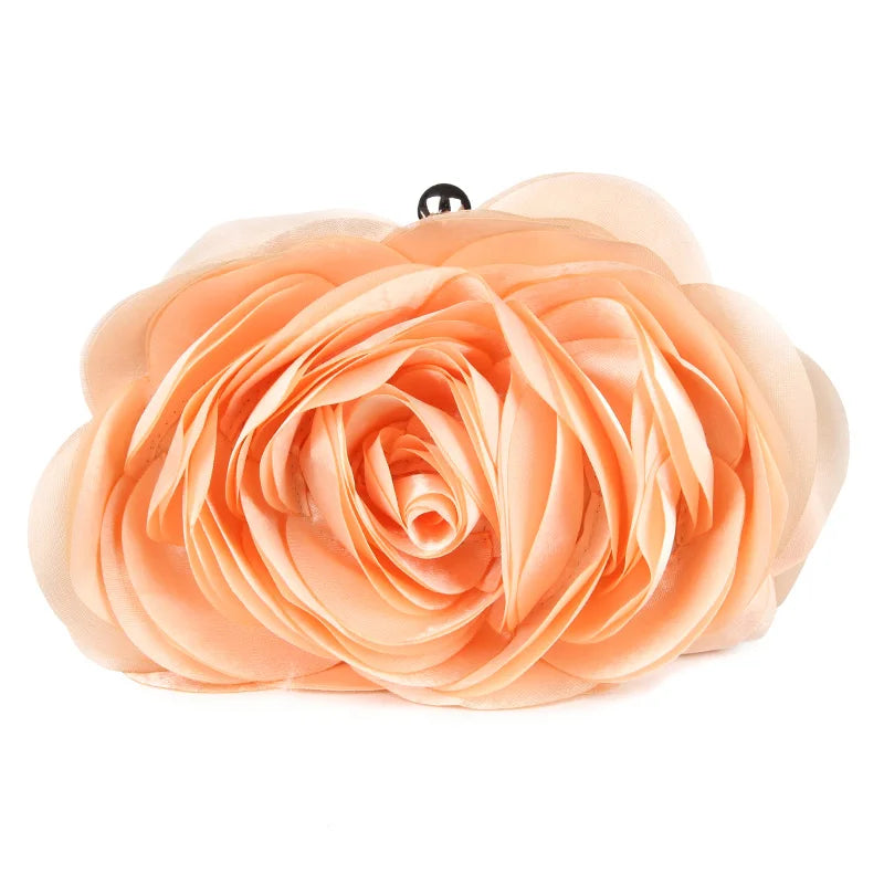 Floral Velour Bridal Clutch