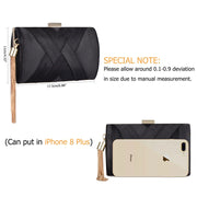 Metal Tassel Chain Clutch