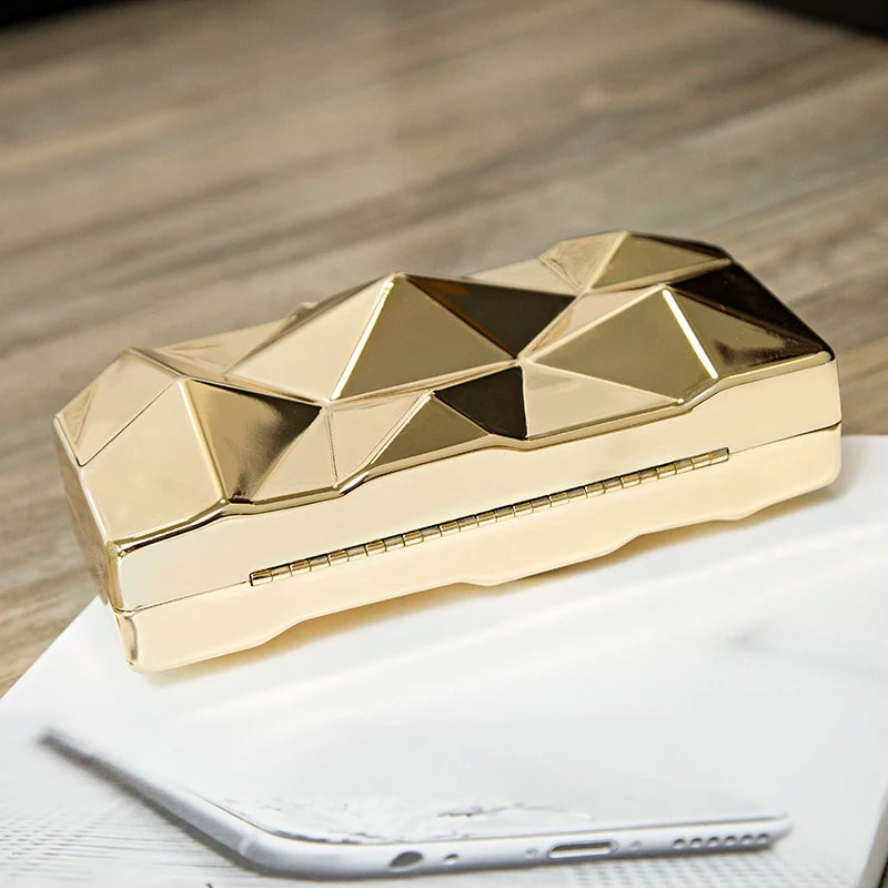Geometric Acrylic Box Clutch