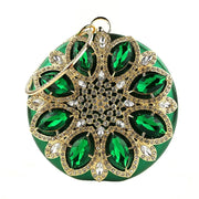 Crystal Round Evening Clutch