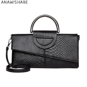 Alligator Texture Day Clutch