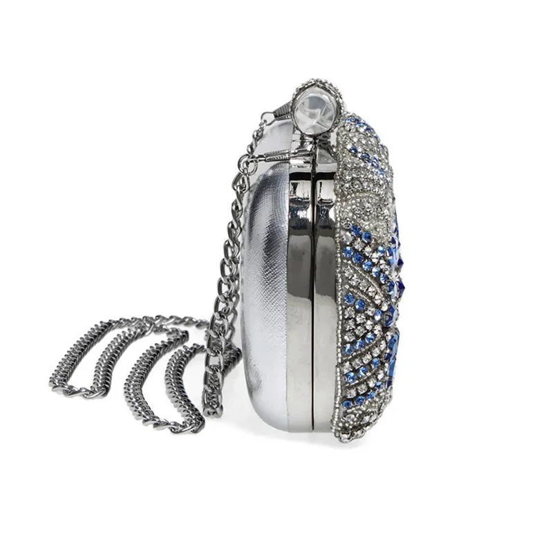 Crystal Chain Evening Clutch