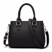 Fur Accent Satchel Bag