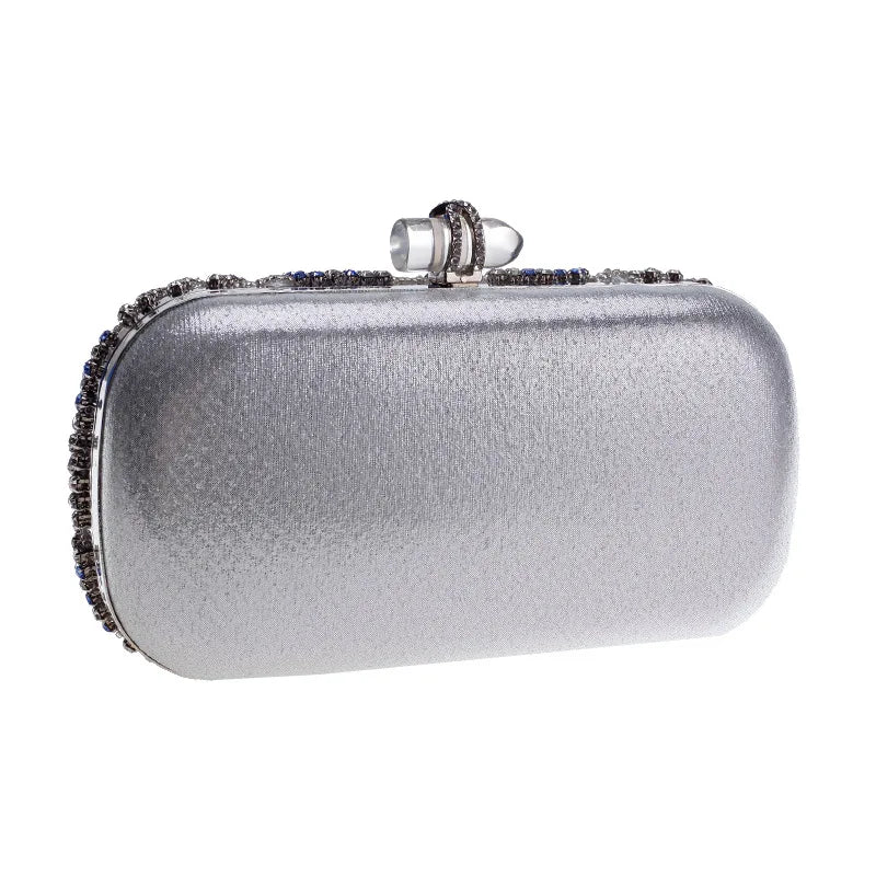 Crystal Chain Evening Clutch