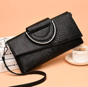 Alligator Texture Day Clutch