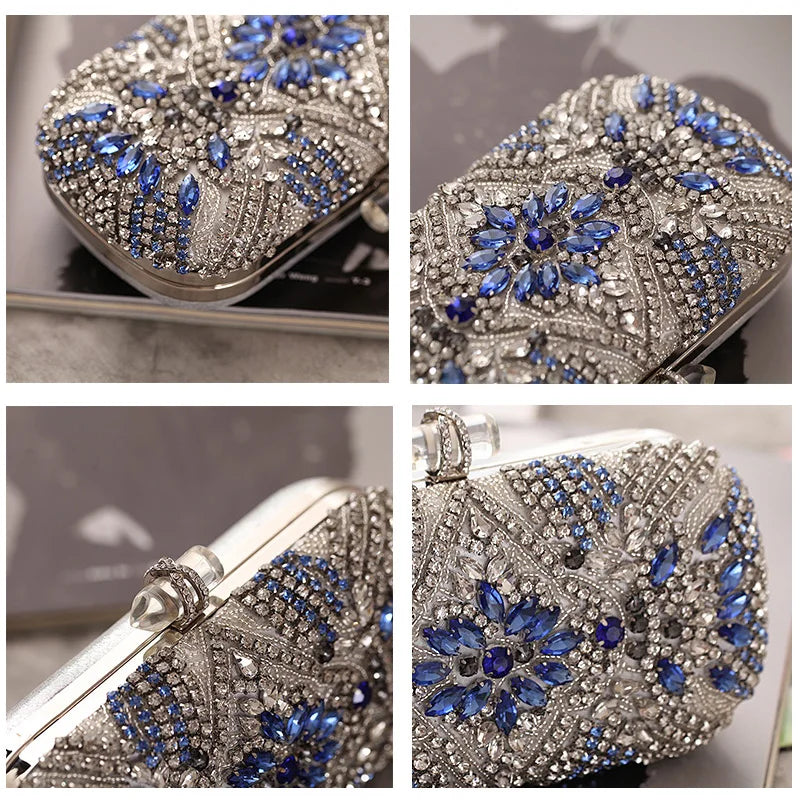 Crystal Chain Evening Clutch