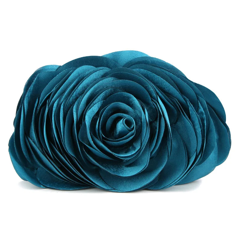 Floral Velour Bridal Clutch