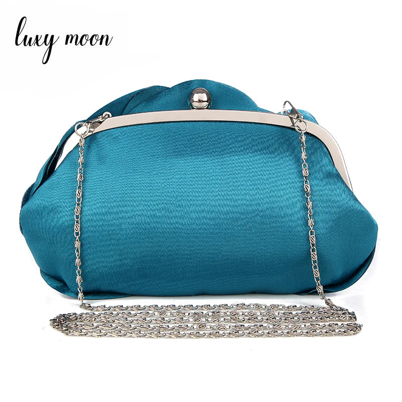 Floral Velour Bridal Clutch