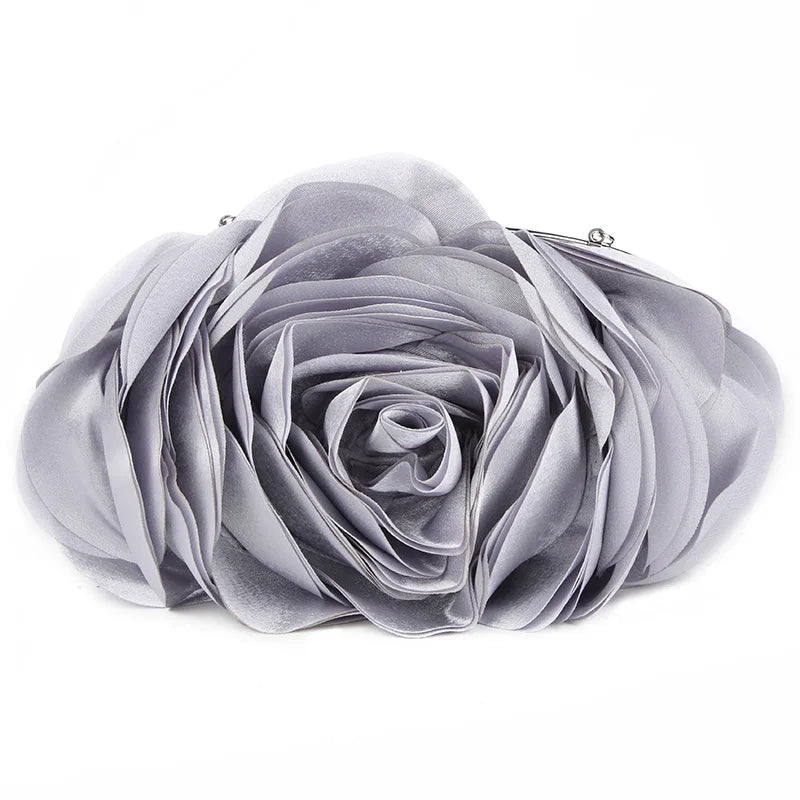 Floral Velour Bridal Clutch