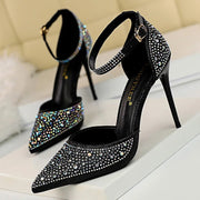 Rhinestone Stiletto Wedding Sandals