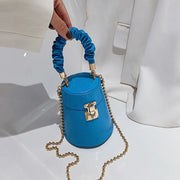 Crocodile Texture Bucket Bag