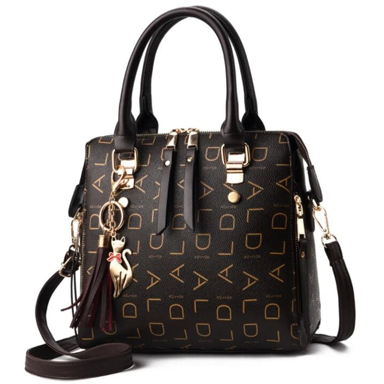 Tassel Letter Commuter Tote