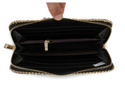 Diamond Flower Clutch Wallet
