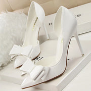 Bow Knot Stiletto Pumps