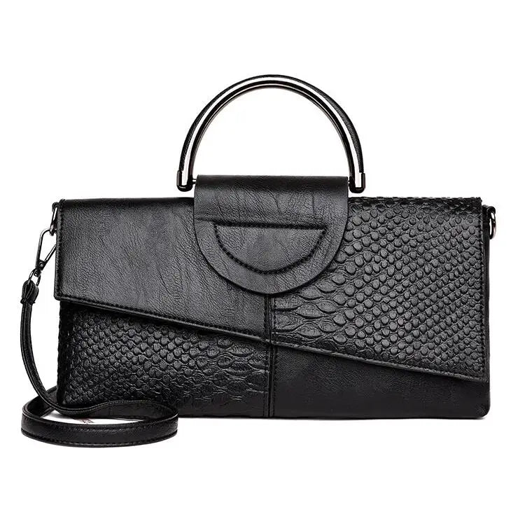 Alligator Texture Day Clutch