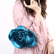Floral Velour Bridal Clutch