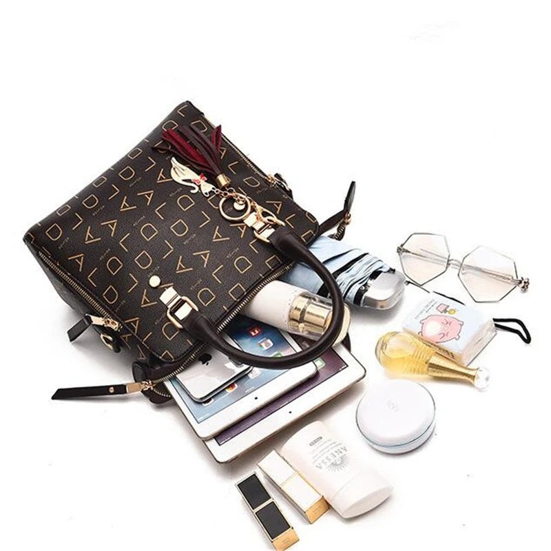 Tassel Letter Commuter Tote