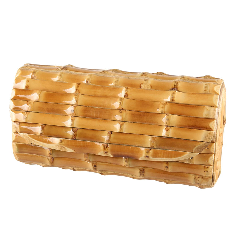 Natural Bamboo Evening Clutch