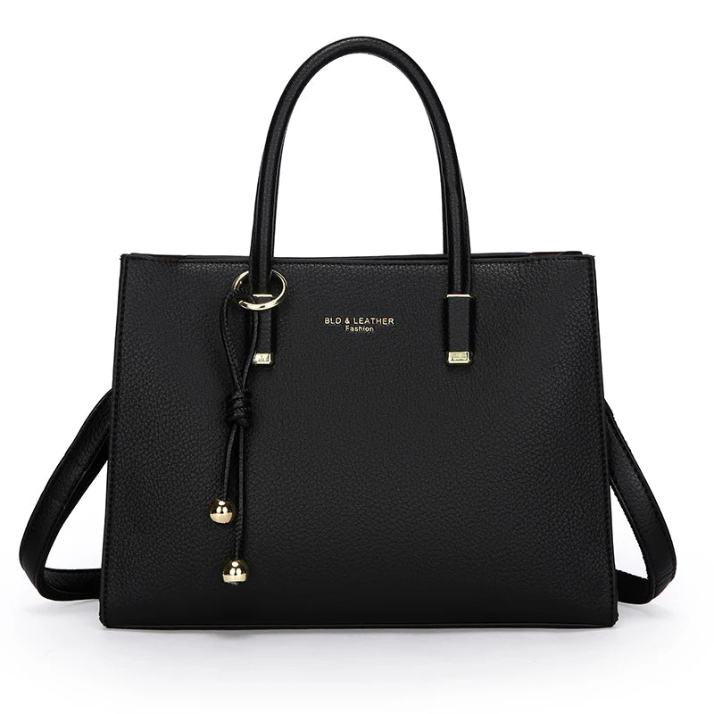 Three Compartment Shoulder Tote