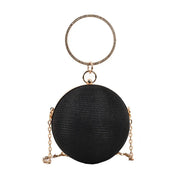 Metallic Round Ring Clutch