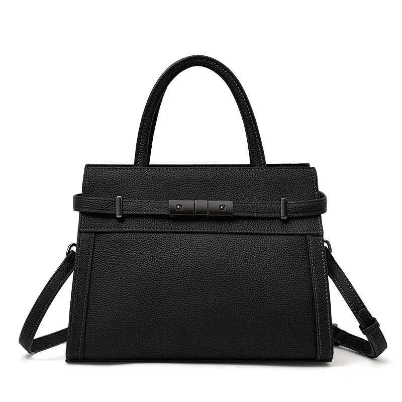 Cowhide Office Tote Bag