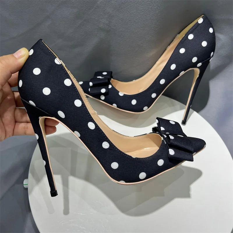 Polka Dot Bow Pumps