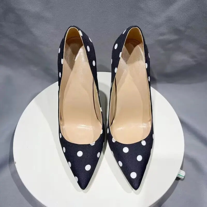 Polka Dot Bow Pumps