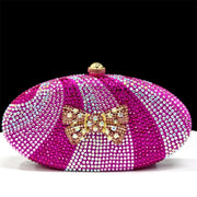 Rhinestone Top Handle Clutch