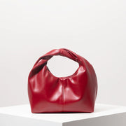 Ruched Twist Square Clutch