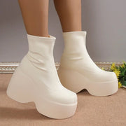 Gothic Platform Ankle Boots