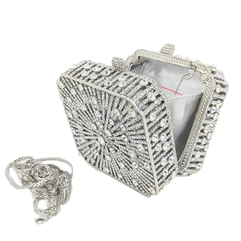 Crystal Minaudiere Evening Clutch