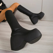 Gothic Platform Ankle Boots