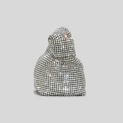Crystal Knot Handle Clutch