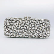 Hollow Rhinestone Tassel Clutch