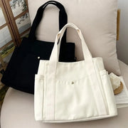 Canvas College Shoulder Bag