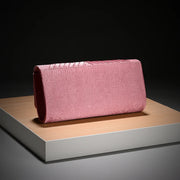 Striped Envelope Shoulder Clutch